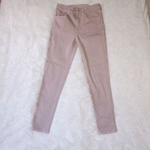 American Eagle high rise super stretch jeans.